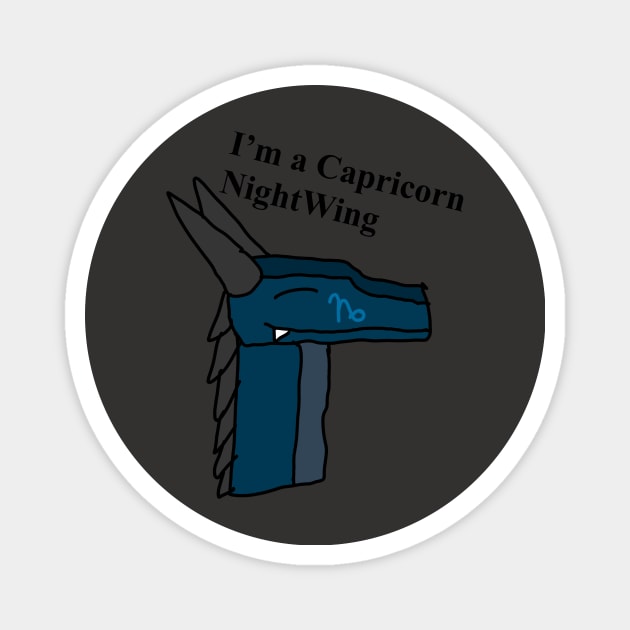 Capricorn the NightWing Magnet by Seaweed the SeaWing